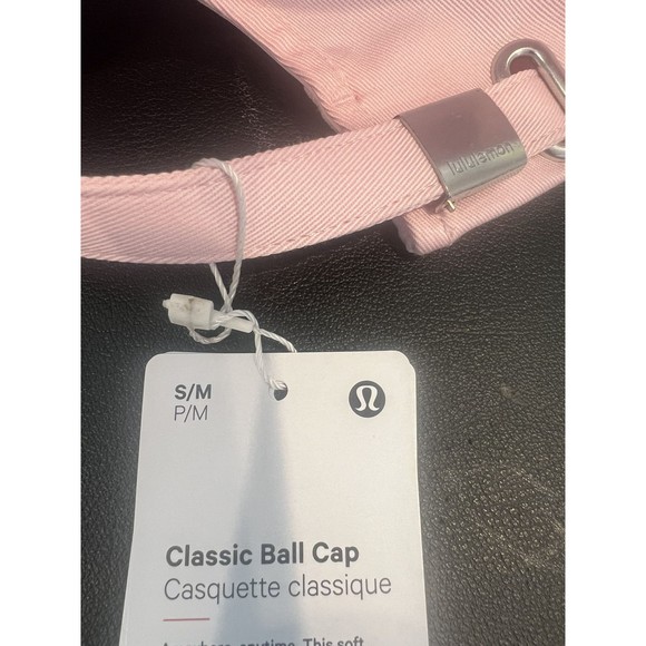 Lululemon Classic Ball Cap Wordmark S/M Mikeshake/sakura Pink - Picture 4 of 8